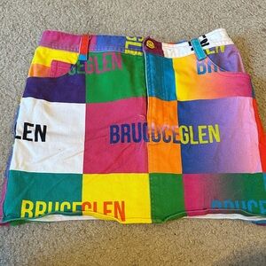 Colorful Women's Mini Skirt
